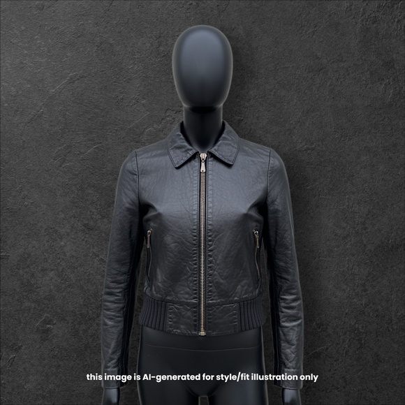 Doma Jackets & Blazers - DOMA Bomber Jacket Genuine Leather XS Black